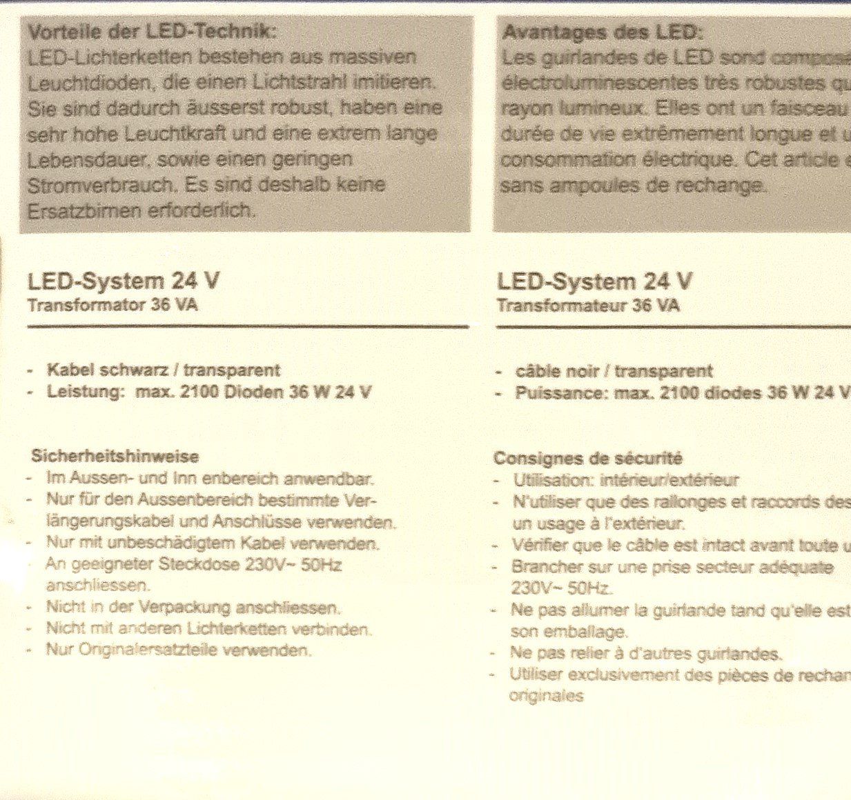 Migros Lichterketten & Leisten: LED-System 24V mit Transformator 36 VA – Gebraucht aus Bern von ros_v7ry 3