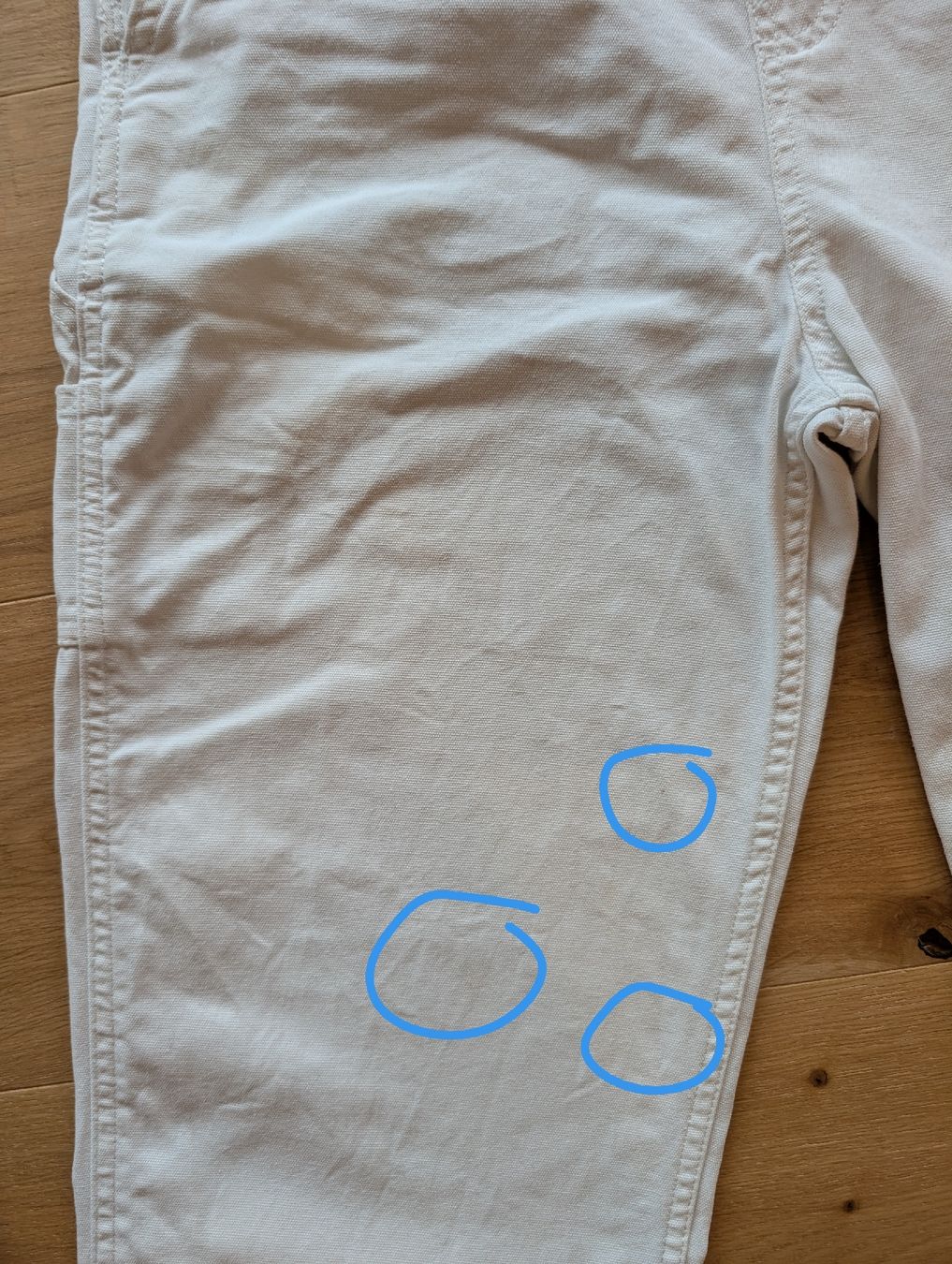 Tute: Vans Latzhose weiss Grösse S – Usato da Heiden venduto da kawusch 4