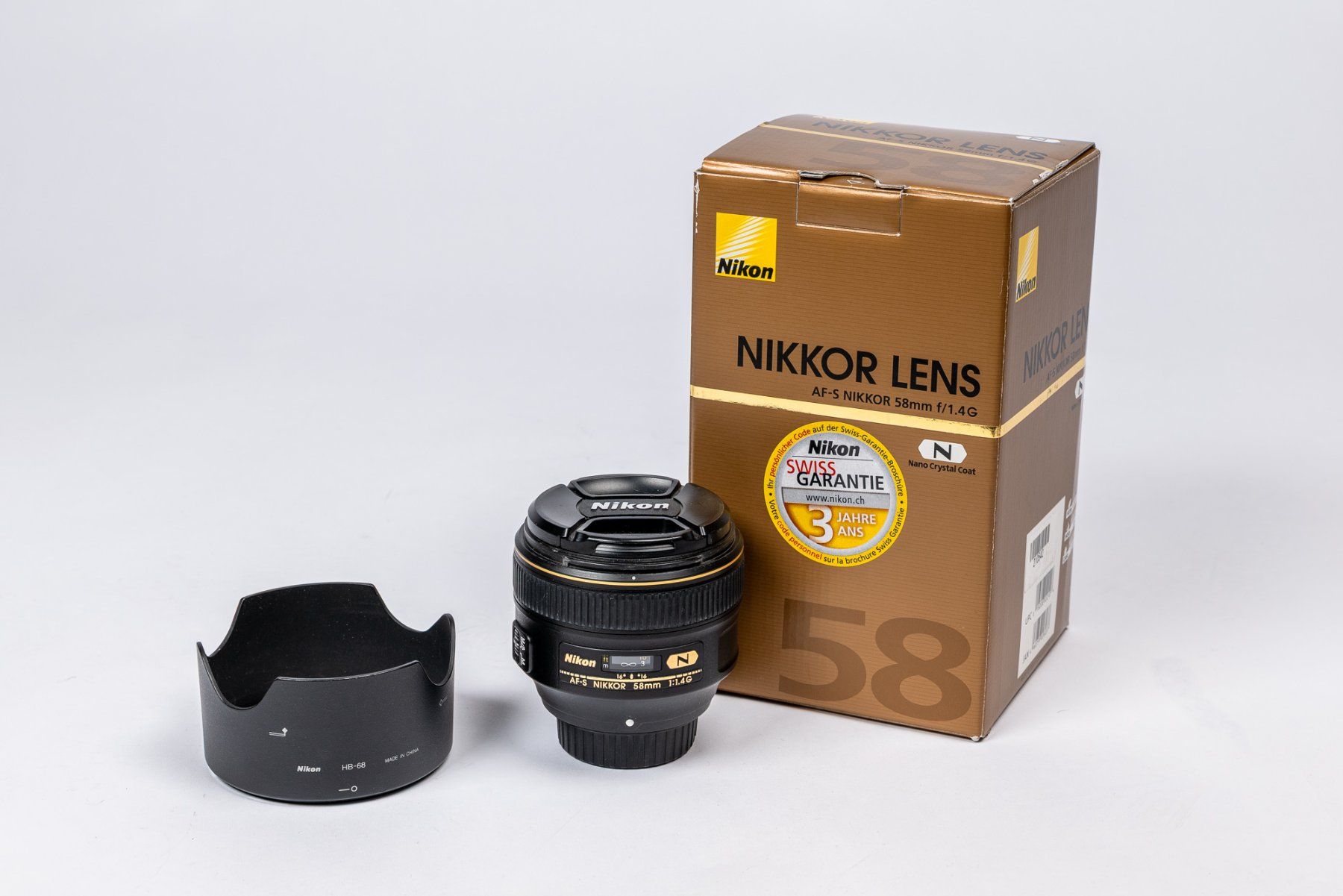 Nikon Objektive: Nikon AF-S 58mm 1.4 G Objektiv – Gebraucht aus Rothenburg von Corsair88