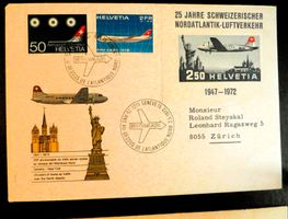 CH Flugpostbrief mit Vigniette