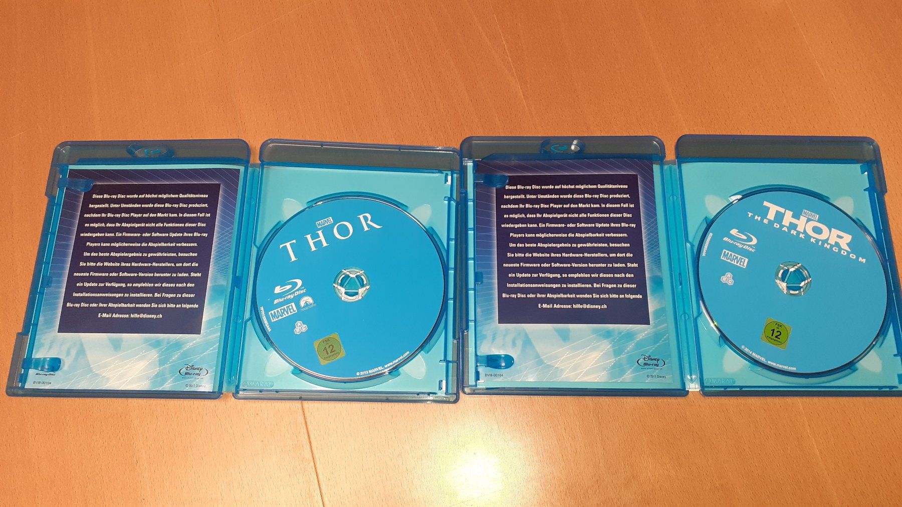 Tutti i DVDs: Marvel's Thor 1 & 2 Blu-Ray – Usato da Linthal venduto da Luther 2