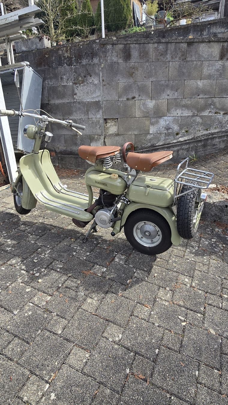 Scooter: Lambretta D 125 mit spez lenkschloss – Usato da Niederwangen BE venduto da Zimmo72 8