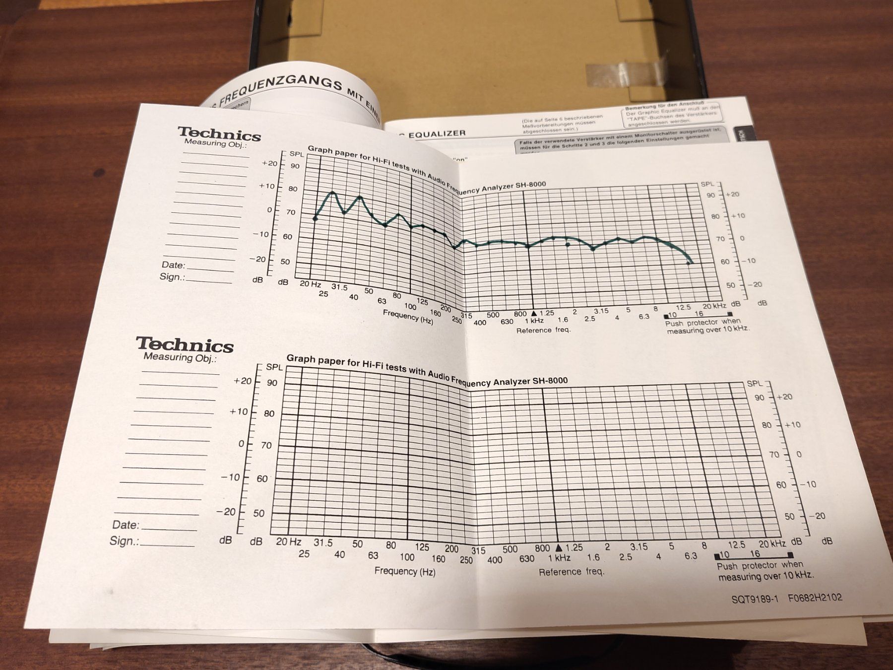 Technics Equalizzatori: Technics SH-8000 Audio Frequency Analyzer inkl. Mikrofon – Usato da Le Landeron venduto da FREERIDERSOUL 9