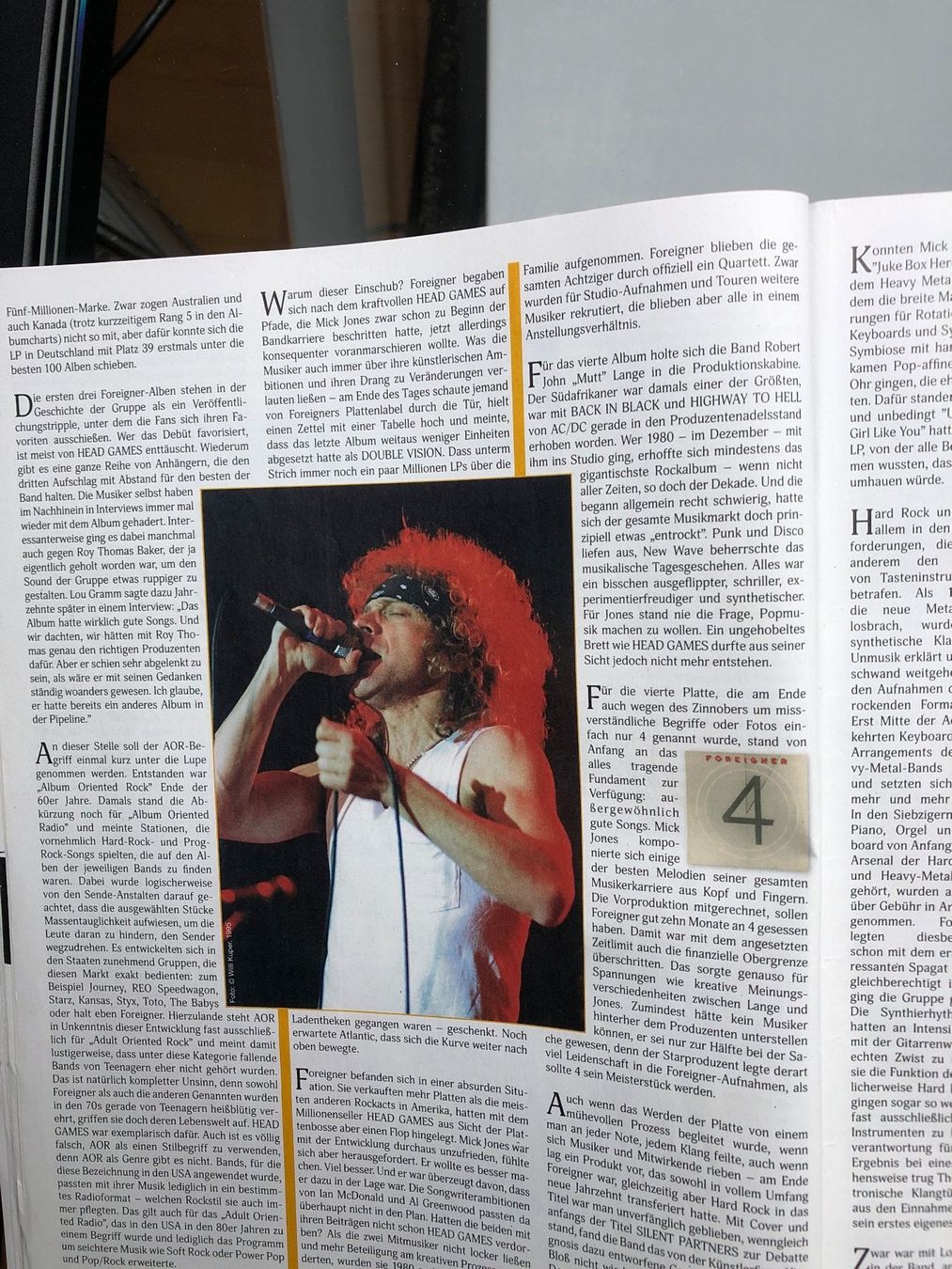 Revues & Magazines: FOREIGNER – D'occasion à Aeschi SO par Stones55 3