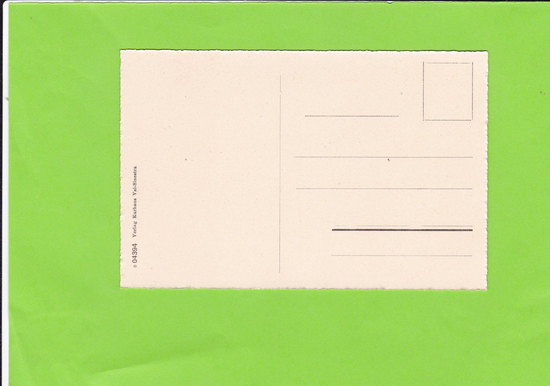 Cartoline postali: Sandpyramiden beim Kurhaus Val-Sinestra – Usato da St. Peterzell venduto da neckertal 1