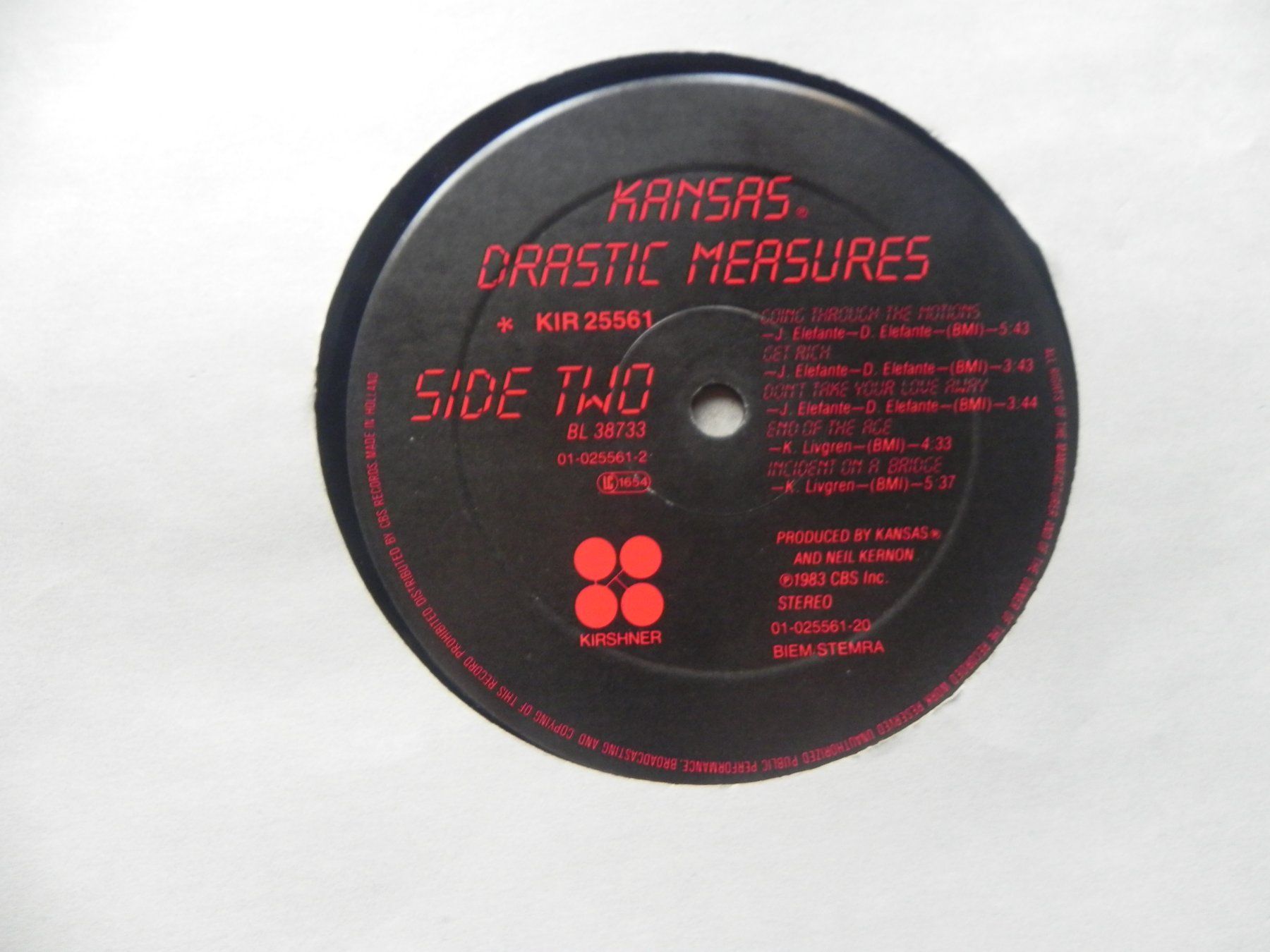 Dischi in vinile: LP USA Progressiv Synphonic Rock Band 1983 Drastic Measures – Usato da Siebnen venduto da krimsie 5
