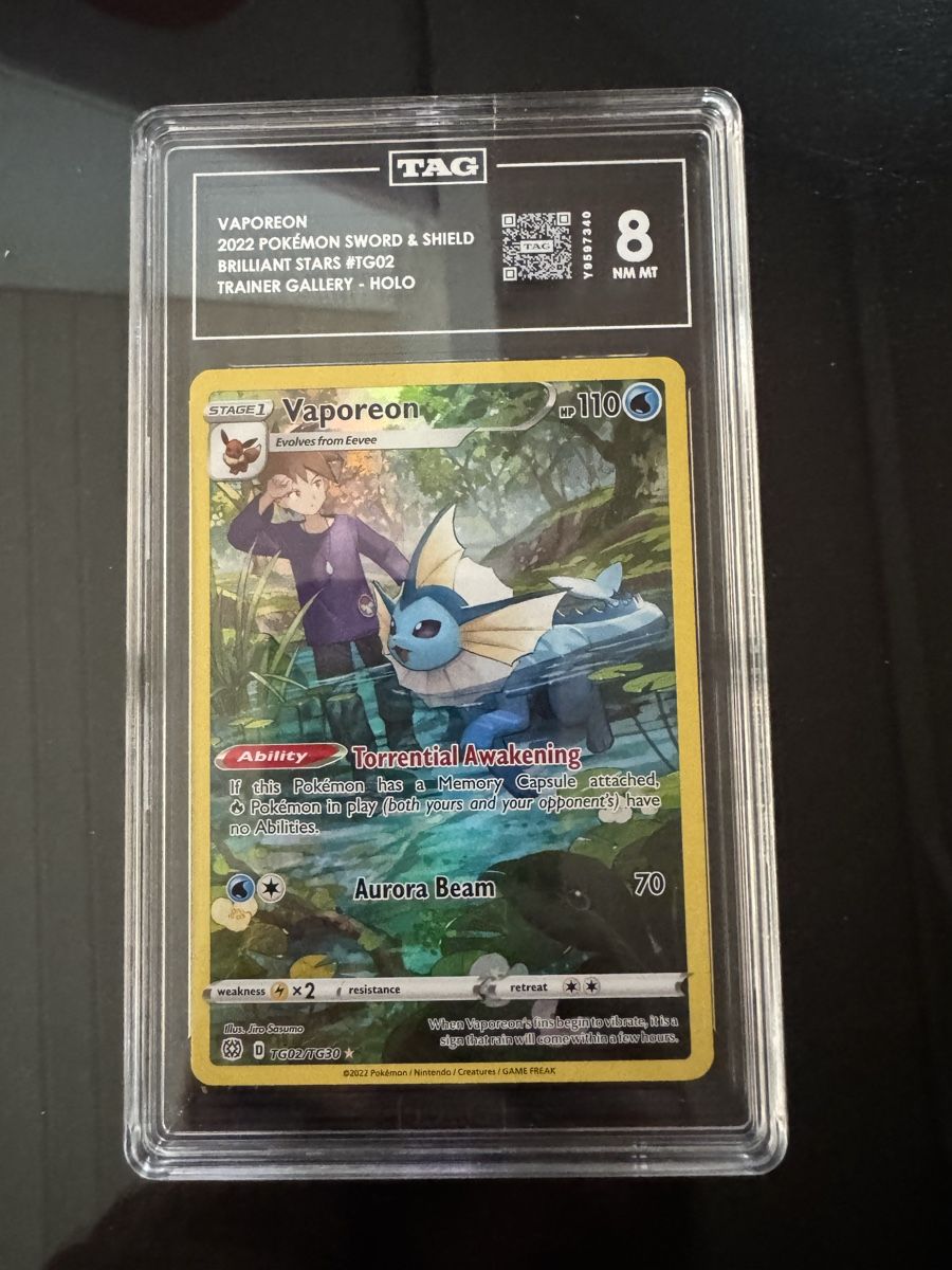 Pokémon Carte collezionabili: TAG 8 Vaporeon – Nuovo (secondo la descrizione) da Kleindöttingen venduto da YannickTY
