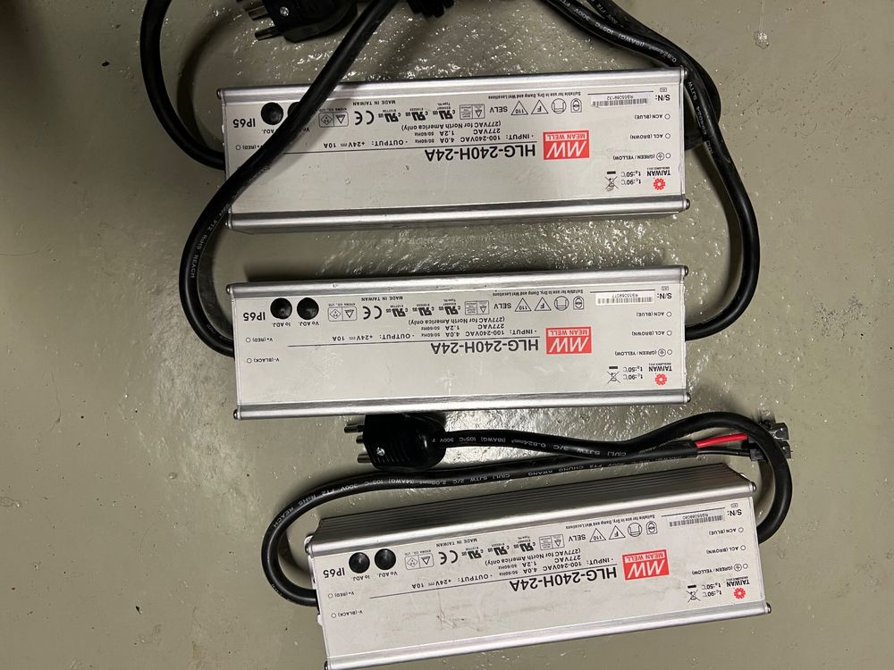 Alimentation LED MEAN WELL ELG-240-24A-3Y - 240W 24V 10A, étanche IP65, Dimmable - 2