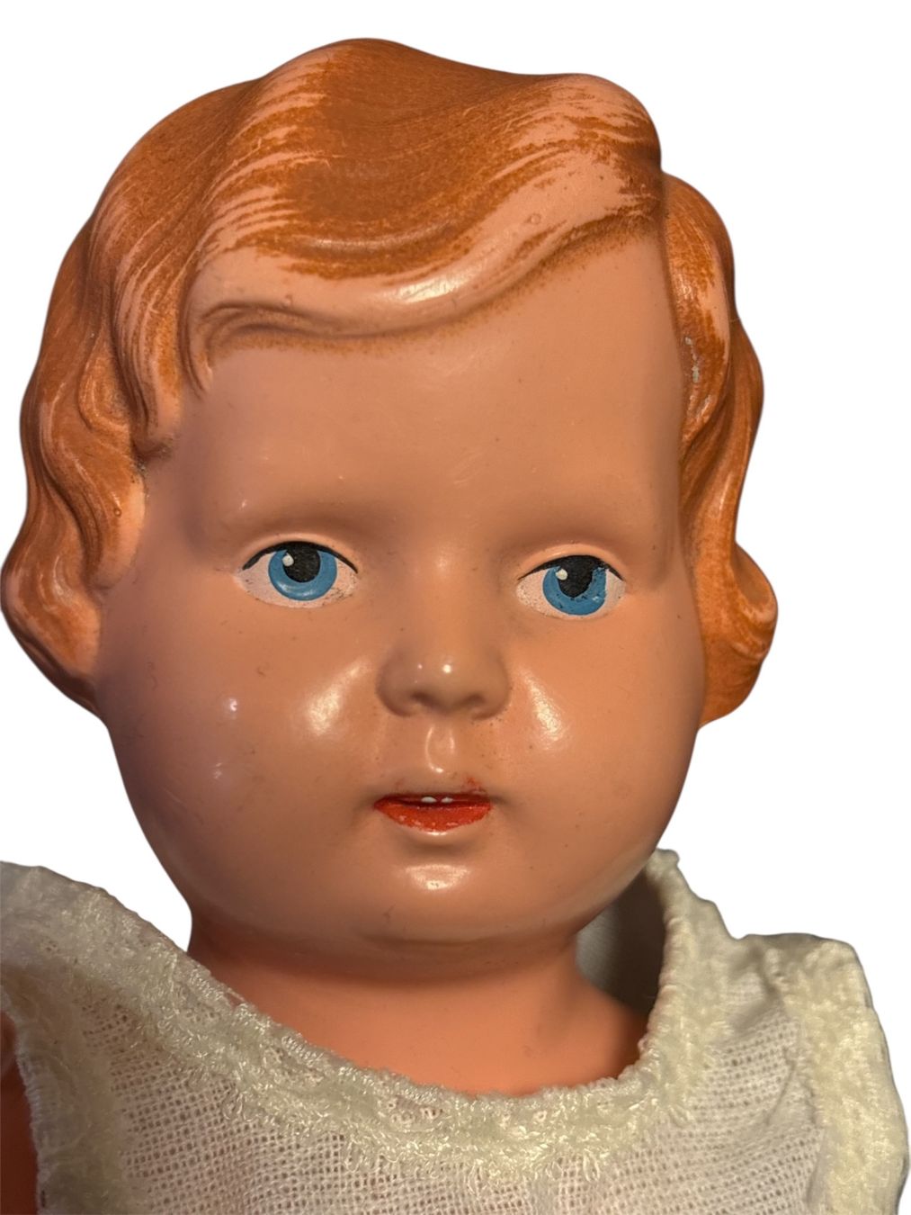 Bambole: Celluloidpuppe antik , "Minerva"   - 23 1/2 cm gross – Usato da Pratteln venduto da Dollshop 2