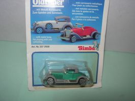 Simba Oldtimer, Modellauto grün im OVP, Nr. 337 2938