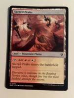 1 x Sacred Peaks - Magic: The Gathering - MtG
