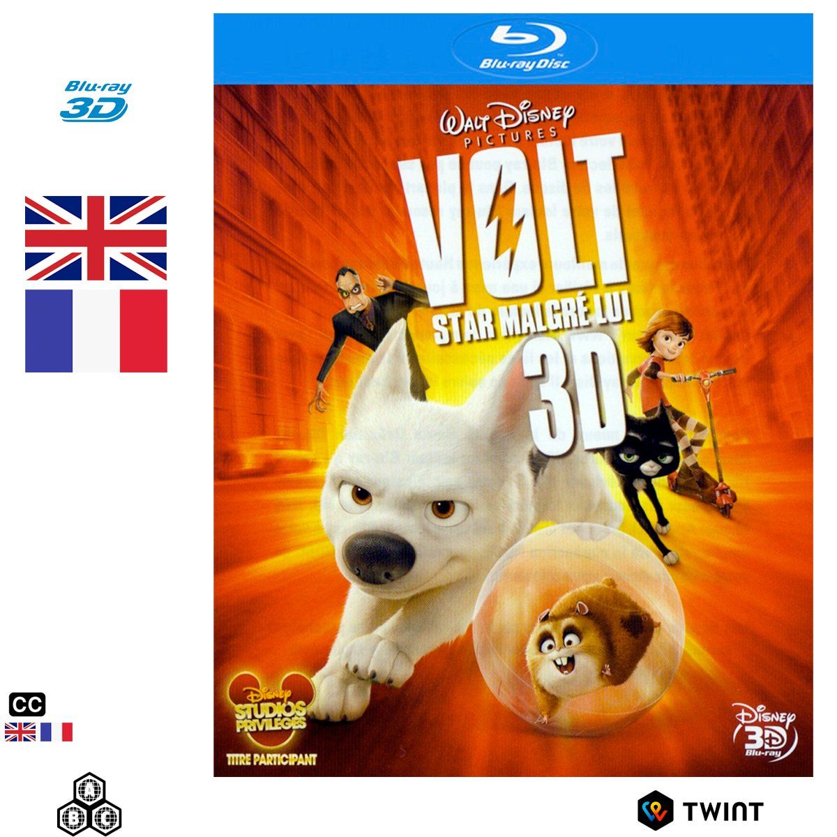 Tutti i DVDs: Volt, star malgré lui (2008) - Blu-ray 3D – Usato da Semsales venduto da __Florian__