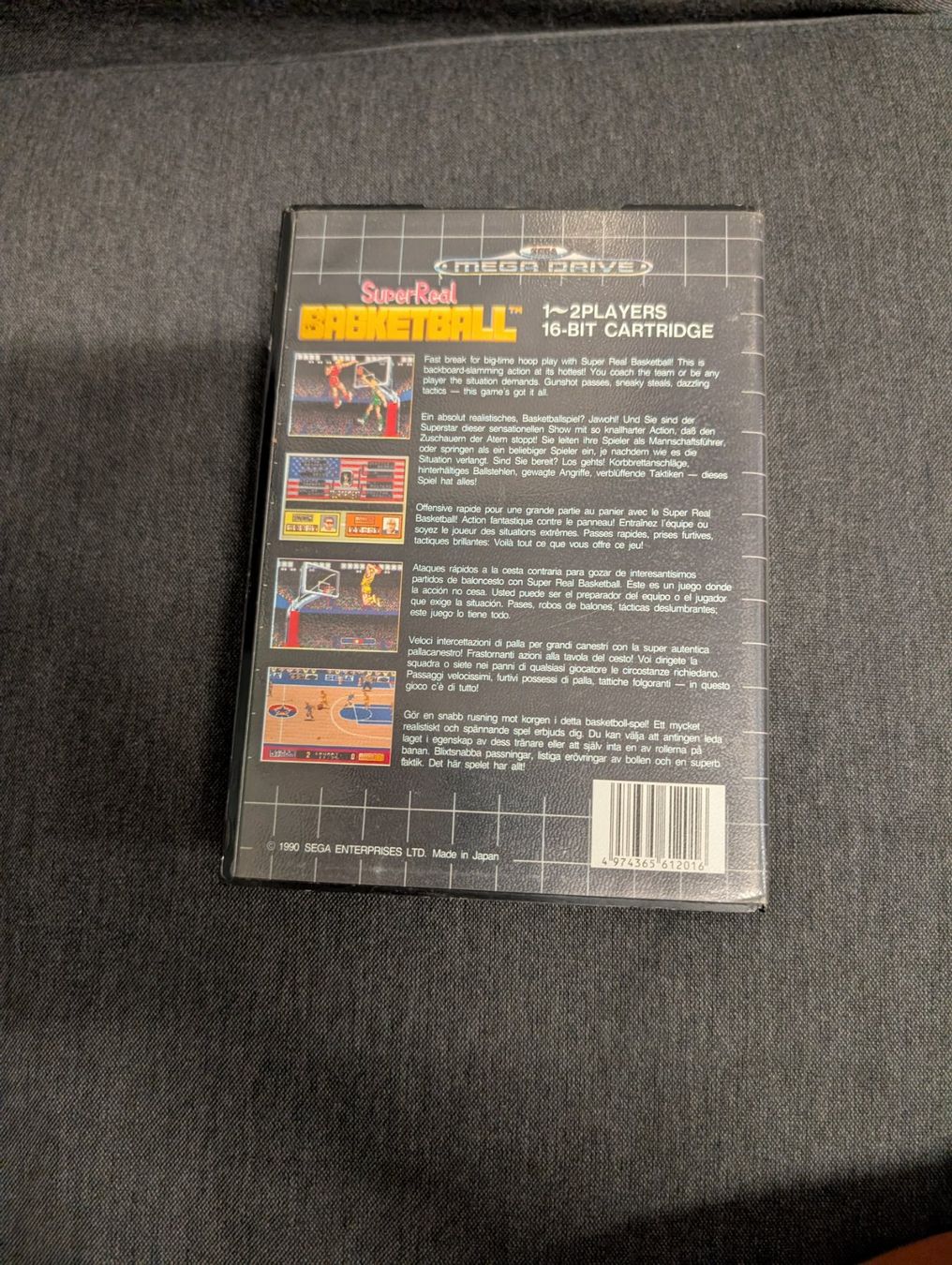 Spiele: Super Real basketball Sega Mega Drive – Gebraucht aus Giubiasco von Ticinerd 1