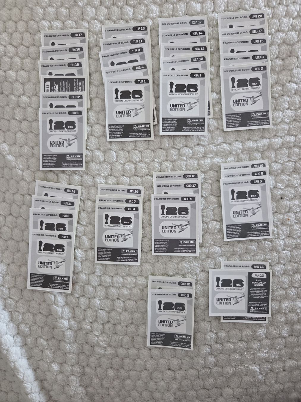 Panini Sammelbilder & Trading cards: 38 Panini Bilder – Neu (gemäss Beschreibung) aus Uhwiesen von Szummer