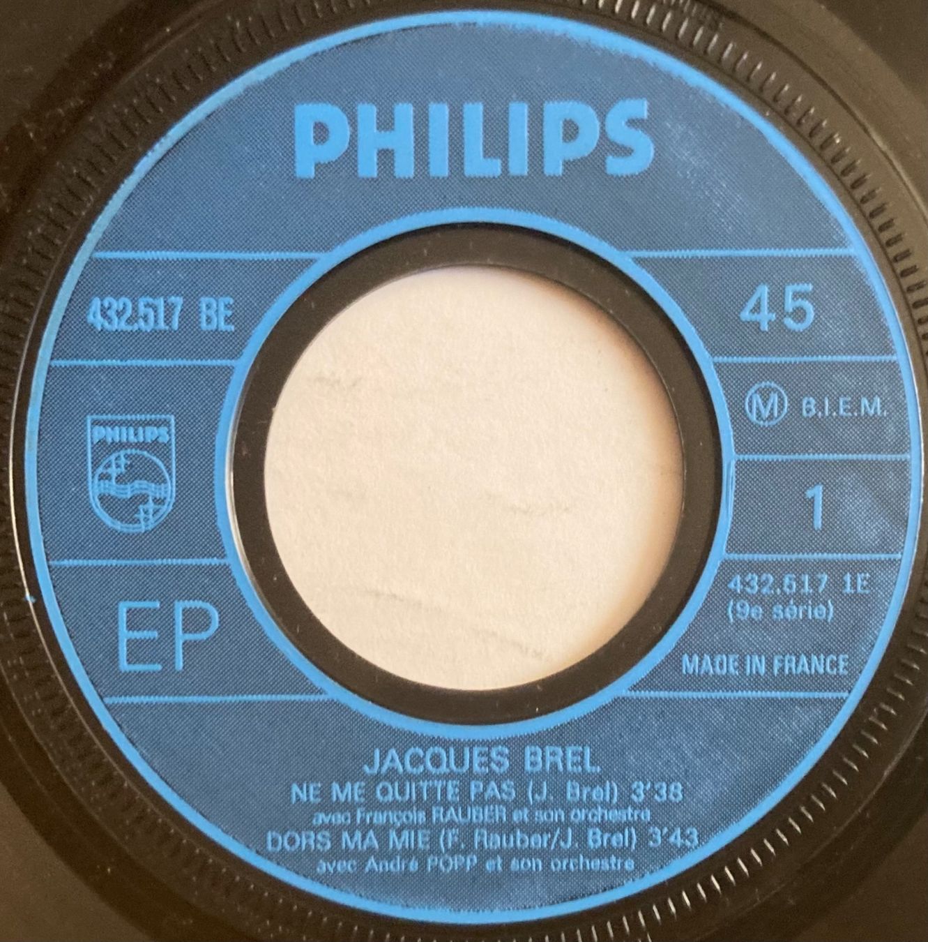 Dischi in vinile: JACQUES BREL - NE ME QUITTE PAS – Usato da Poliez-Pittet venduto da Newtown-Records 2