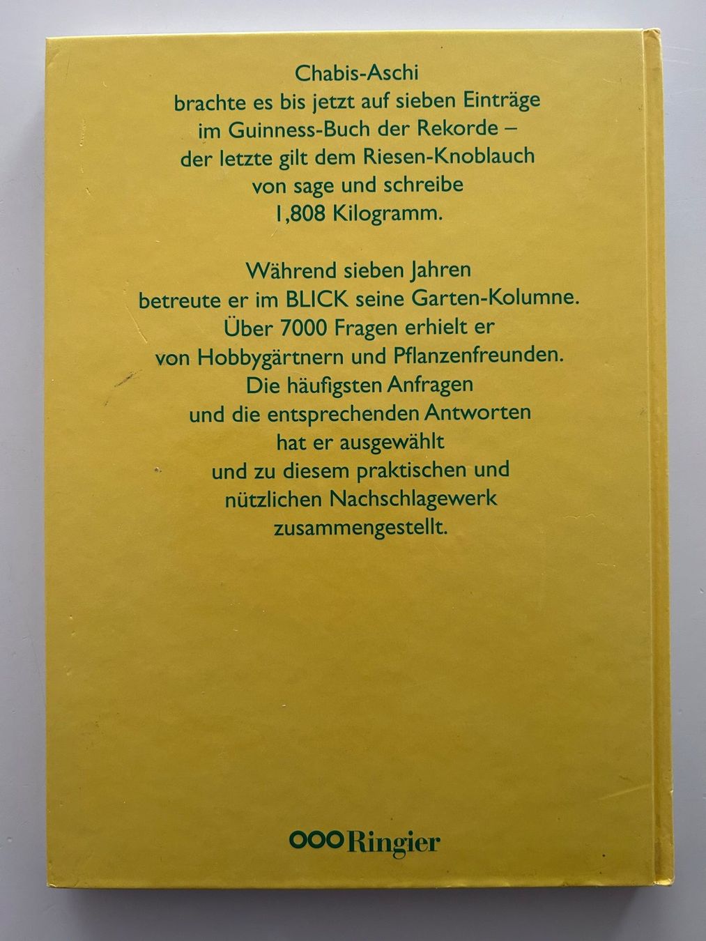 Libri: Chabis-Aschi weiss Rat - Tips & Tricks – Usato da Pfäffikon ZH venduto da Wacardo 1