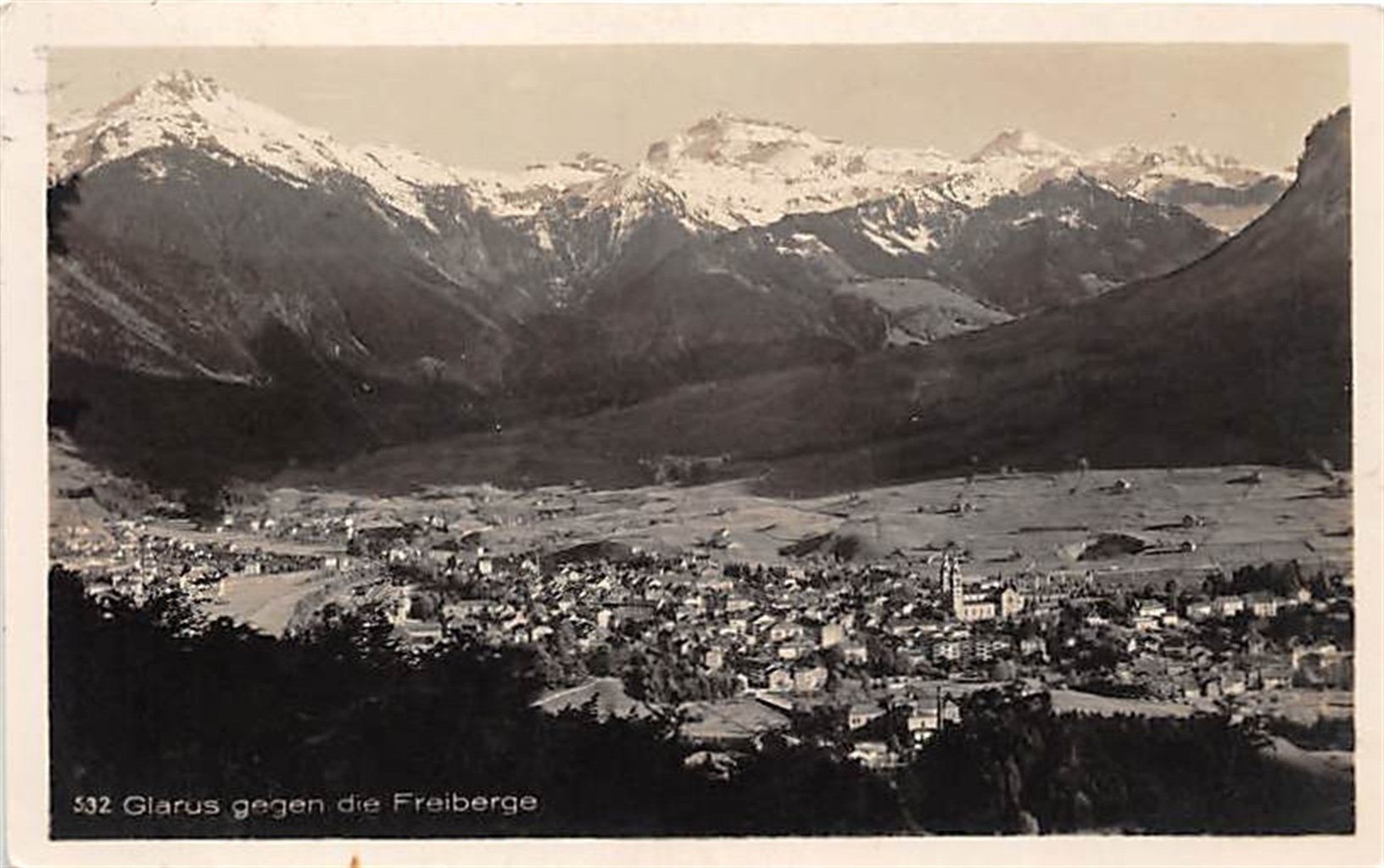 Cartoline postali: Glarus gegen die Freiberge – Usato da Ottikon b.Kemptth. venduto da Neptun1974