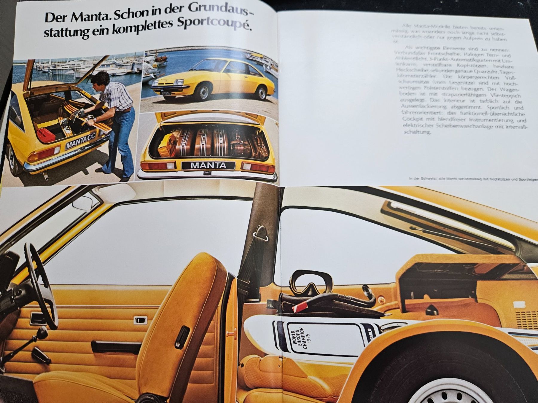 Opel Documenti: Opel Manta Prospekt 1978 xx – Usato da Flawil venduto da sr1_f6st 2
