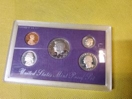 Münzen set USA 1989