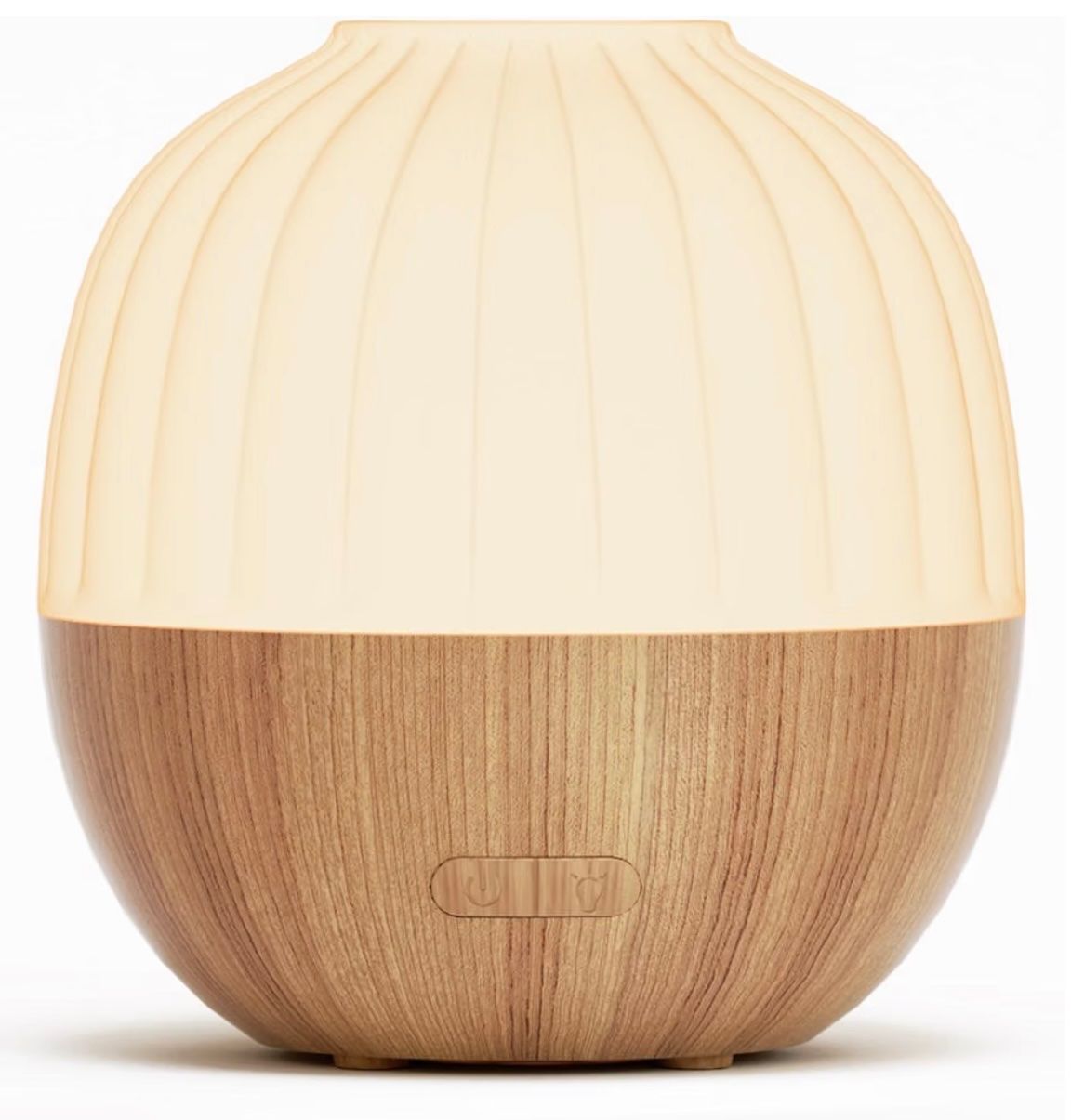 Duftöldiffusoren: Aroma Diffuser, 300ml weiss- braun Holz Optik – Neu und originalverpackt aus Basel von Seifehuesli