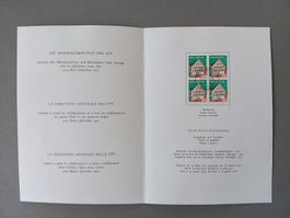 GD PTT Neujahrskarte für Angestellte. 1973