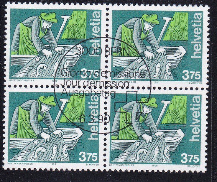 Alle Briefmarken: ET Mensch und Beruf 1989-1994 – Neu (gemäss Beschreibung) aus Schliern b. Köniz von joni20 4