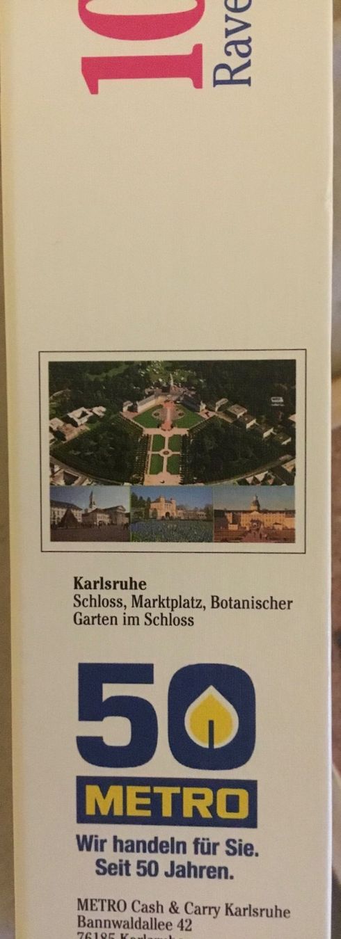 Ravensburger Puzzle: Ravensburger Puzzle Karlruhe – Nuovo (secondo la descrizione) da Diessenhofen venduto da quinto9 2