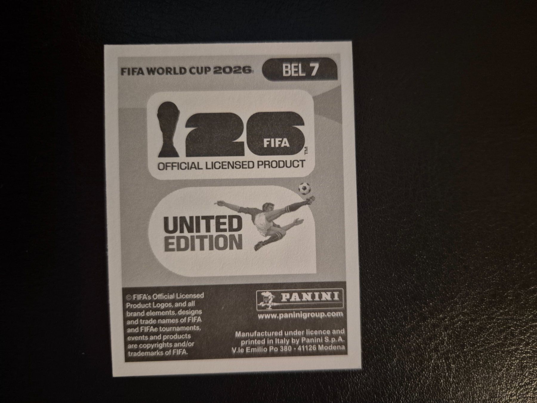 Panini Sammelbilder & Trading cards: Panini WM 26 BEL 7 – Neu (gemäss Beschreibung) aus Rorschacherberg von AJ3108 1