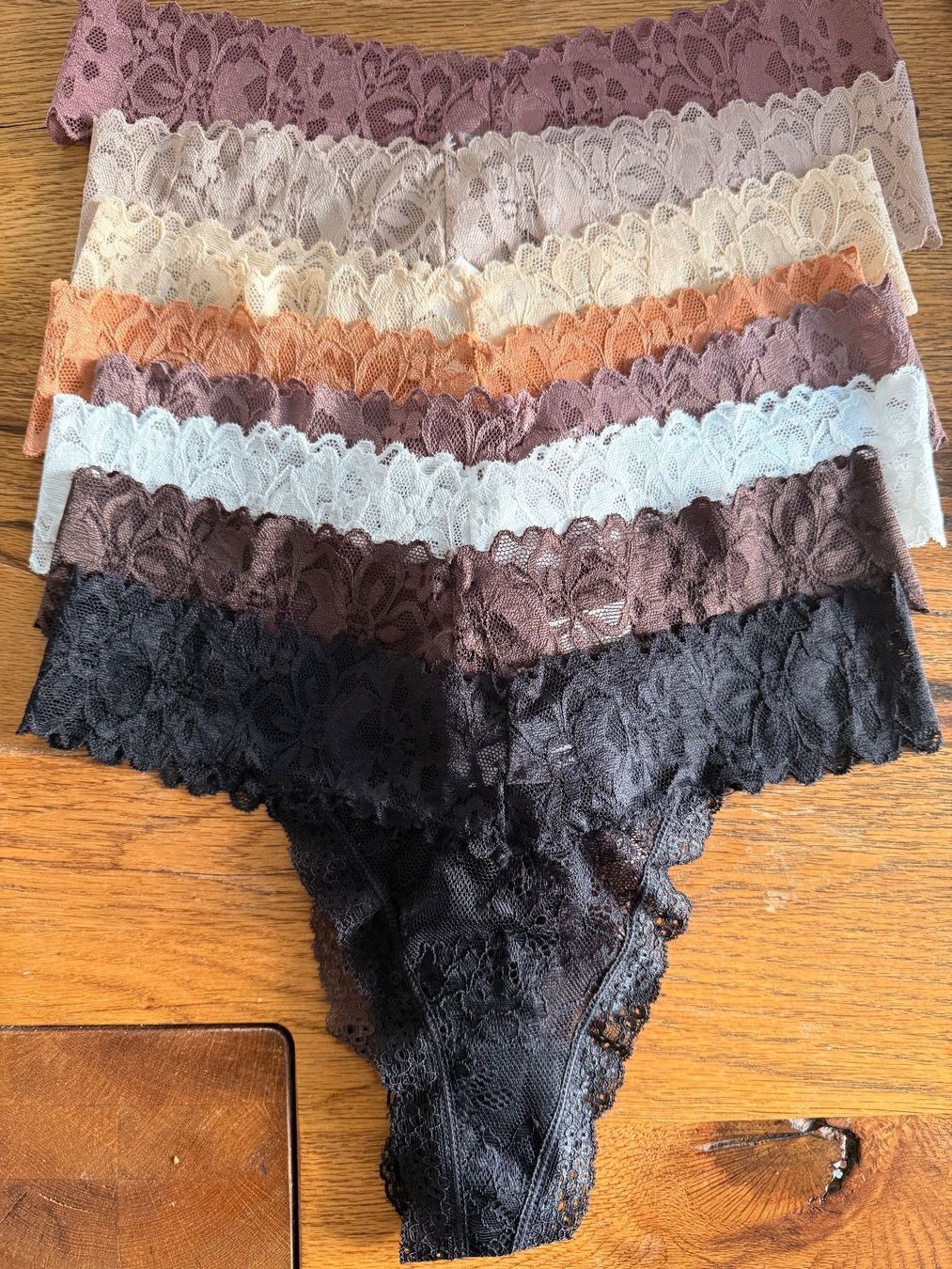 Altra biancheria intima: 8x String-Tangas-Unterwäsche- Spitzen Grösse S – Nuovo (secondo la descrizione) da Teufenthal AG venduto da MeineSchatztruhe