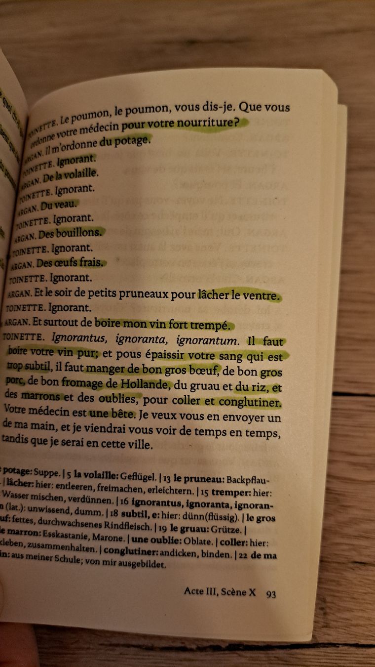 Libri: La Malade imaginaire, Molière – Usato da Schaffhausen venduto da xJuliax 1