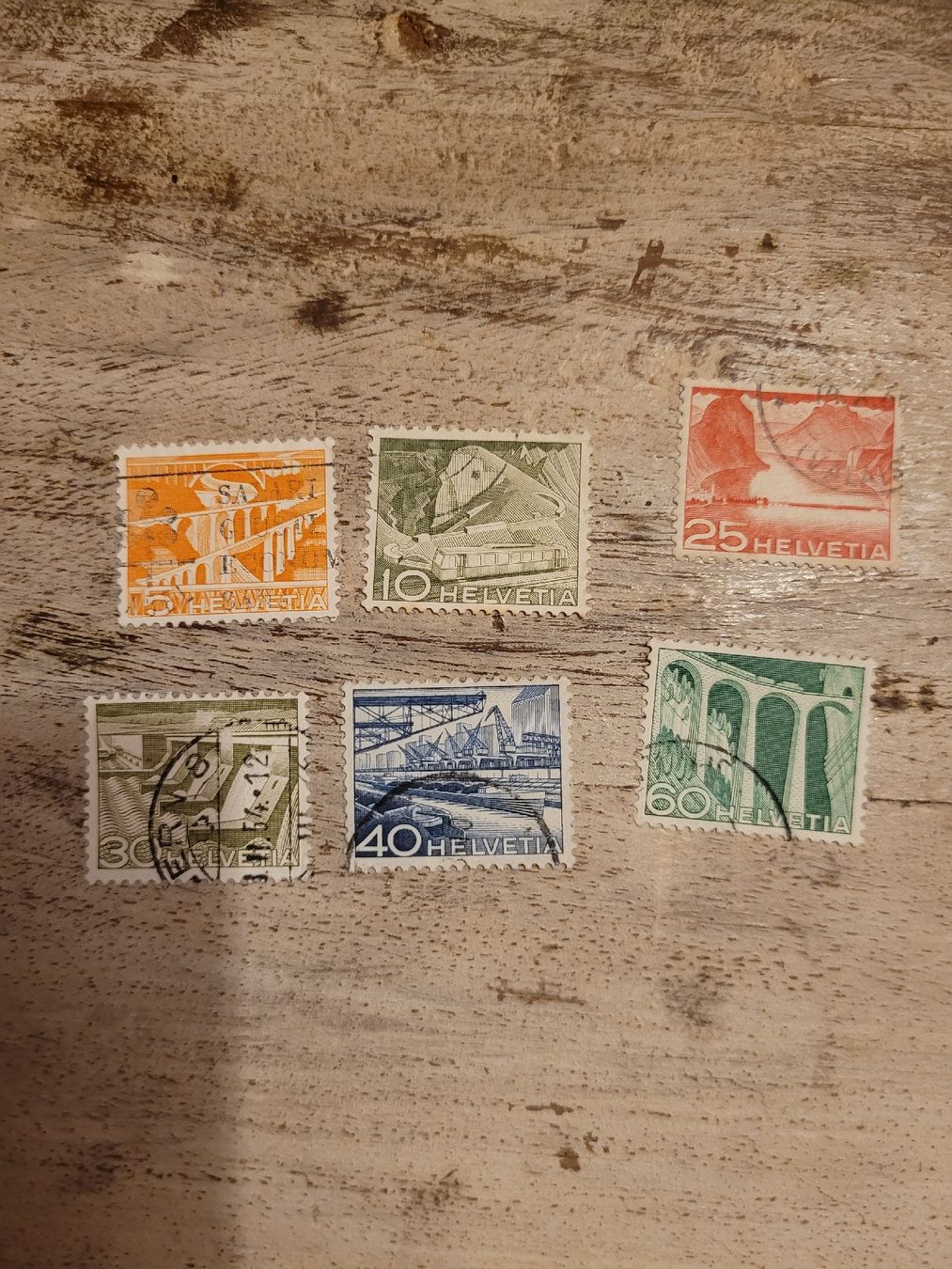 Tutti i francobolli: Technik und Landschaft – Usato da Inwil venduto da Flower2325