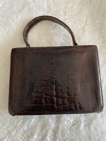 Vintage Kroko Handtasche, aus den 60ern