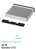 Filtre Siemens13742 Hotte Aspirante, Anti Odeur Neuf NEU NEW