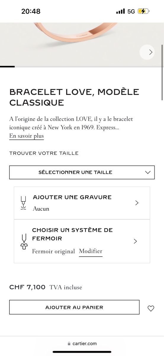 Bracciali & Braccialetti: Cartier : Love, Modèle classique. Deja Porté. – Usato da Mont-sur-Lausanne venduto da sof_2ggn 4