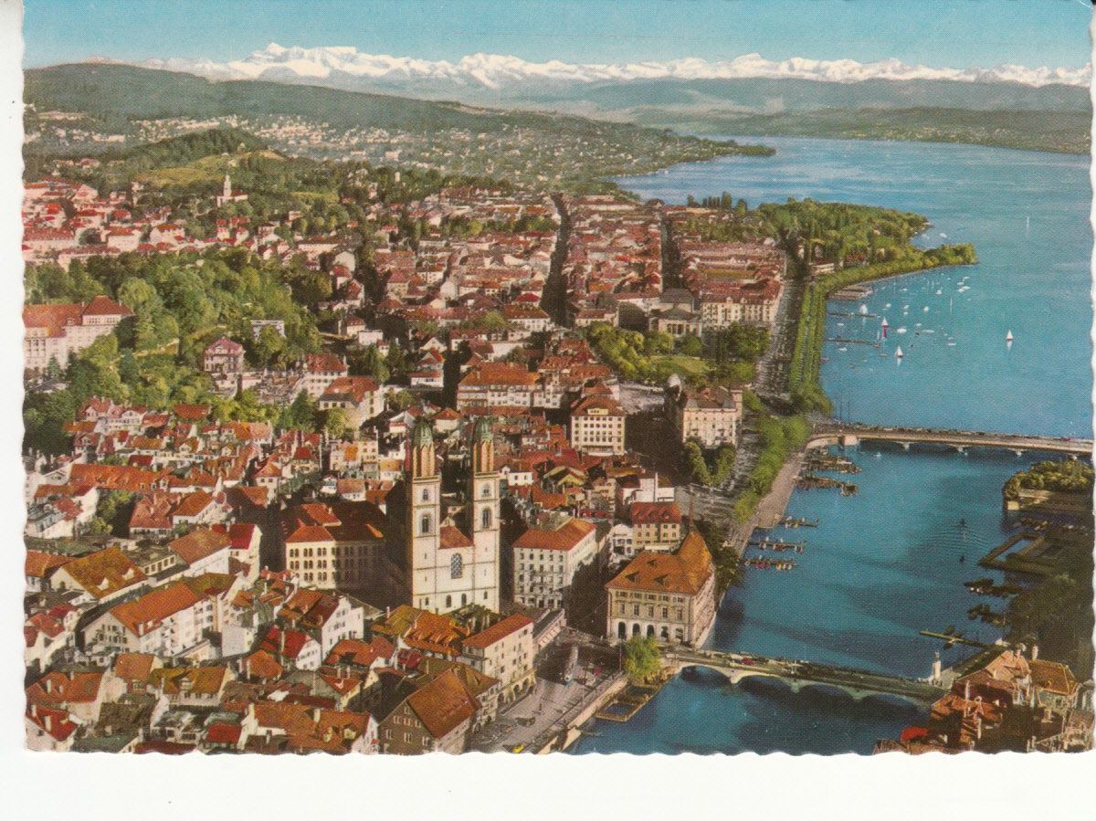 Cartoline postali: Zürich ca. 1960 – Usato da Bürglen TG venduto da StampGraf
