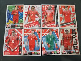 Sammelkarten Schweiz Fussball EM 2024