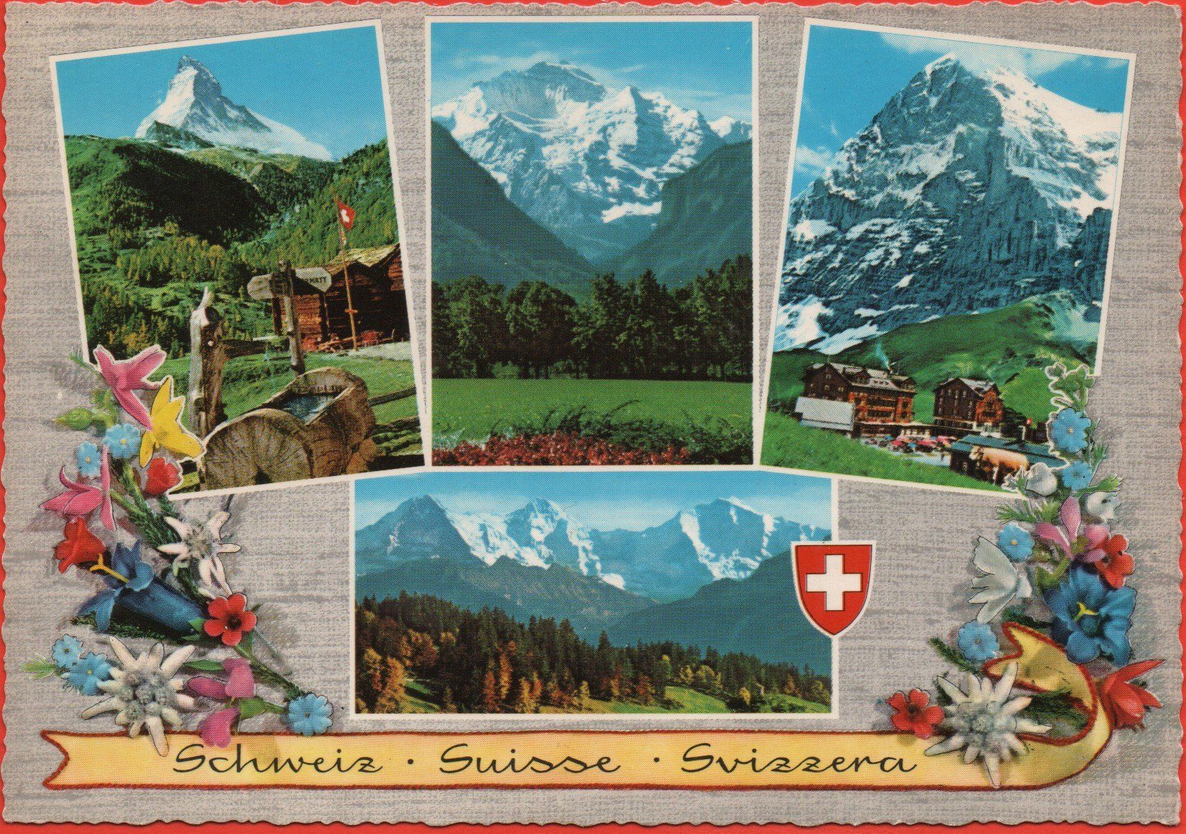 Ansichtskarten: SCHWEIZ - SUISSE - SVIZZERA – Gebraucht aus Jona von philajona