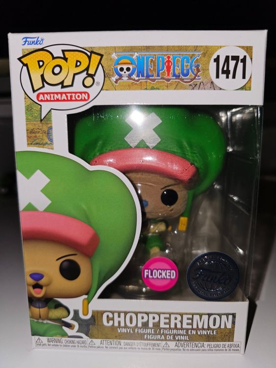 Funko Pop One Piece Chopper Chopperemon Flocked # 1471 - Funko Pop
