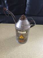 Brevo Petroleumkanne Metall Horgen gebrauchter Zustand