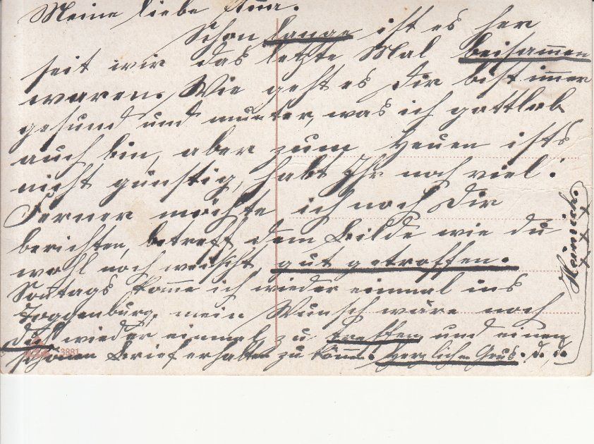 Cartoline postali: Kitschkarte Sehnsucht ca. 1915 – Usato da Bürglen TG venduto da StampGraf 1