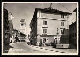 Uznach /St. G., Hauptstrasse mit Antoniu