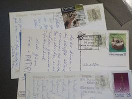 Europa, Zypern, Marken, Karten 3Stk.