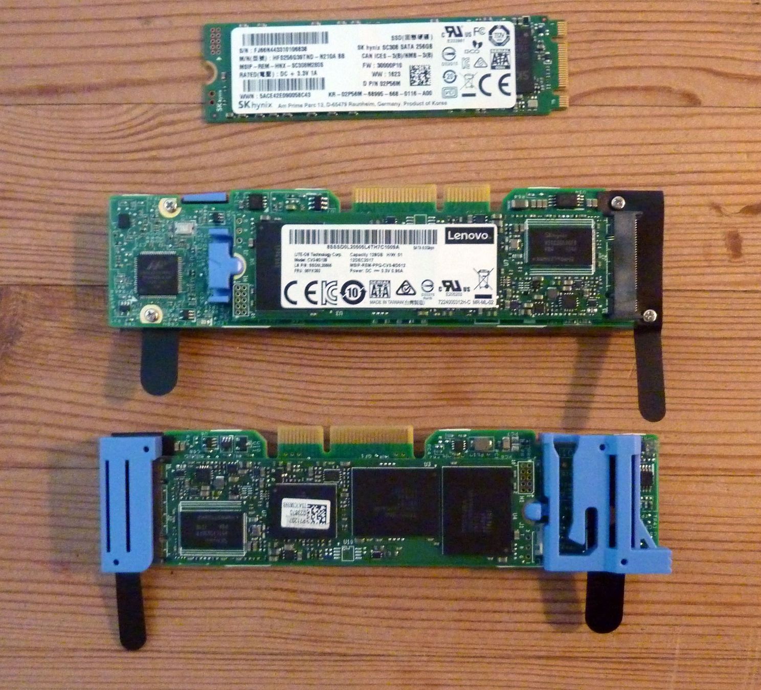 Harddisks: Lot de 6 Disques SSD + 2 Mirror Adapter – Gebraucht aus Bern von Dedonegro 2