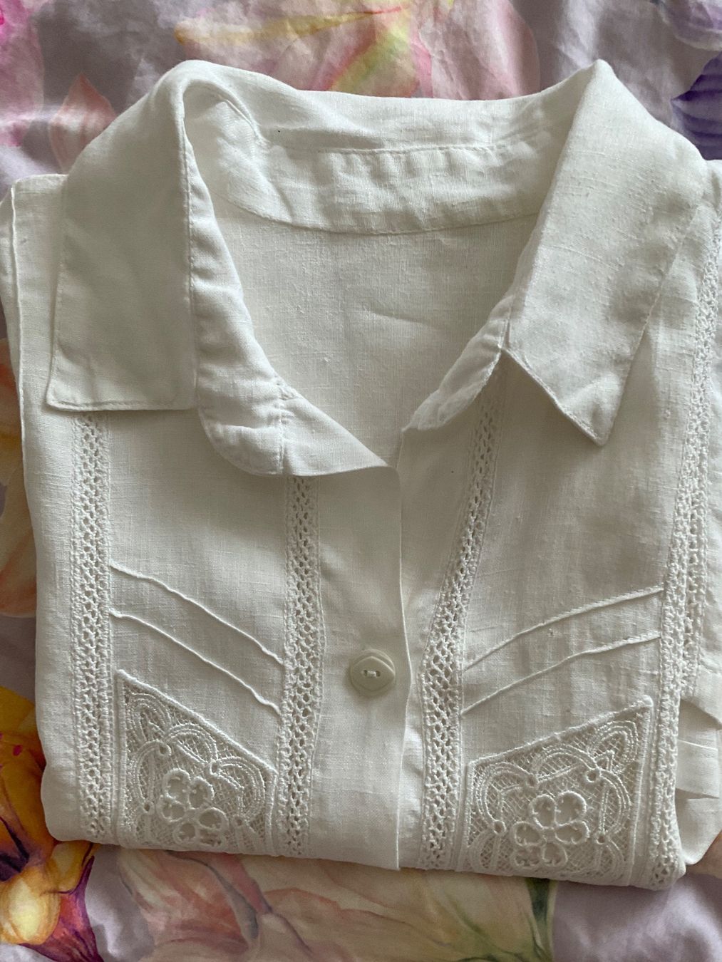 Giacche: Leinen oversize Jacke Gr ca 44/46 weiss – Difettoso da Urdorf venduto da alda02 6