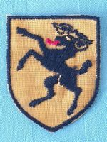 Vintage Badge Wappen Schaffhausen ST. GALLER STICKEREI