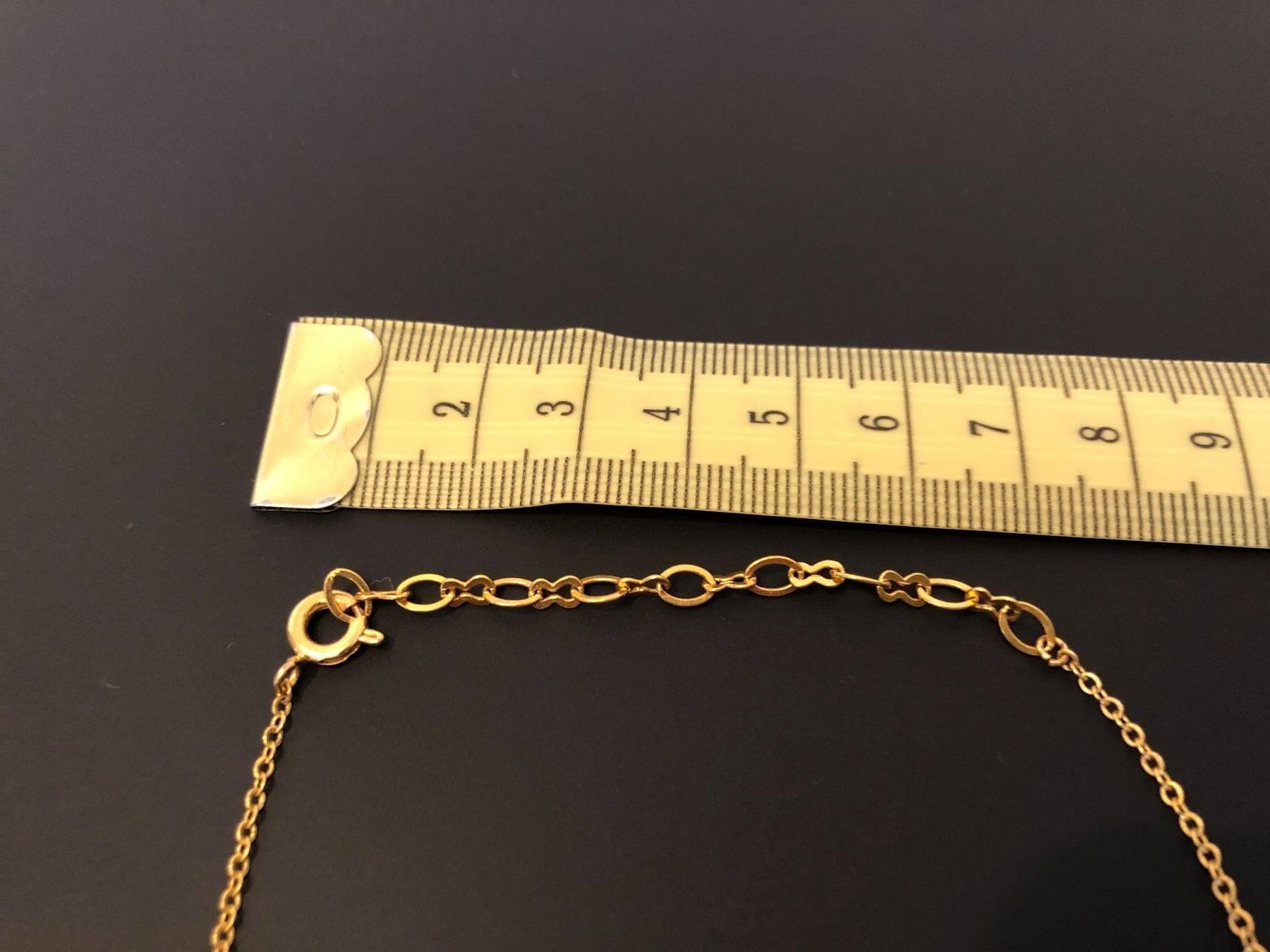 Catenine: Lässige Kette mit dunklen Steinen – Usato da Zürich venduto da MakasoZH 3
