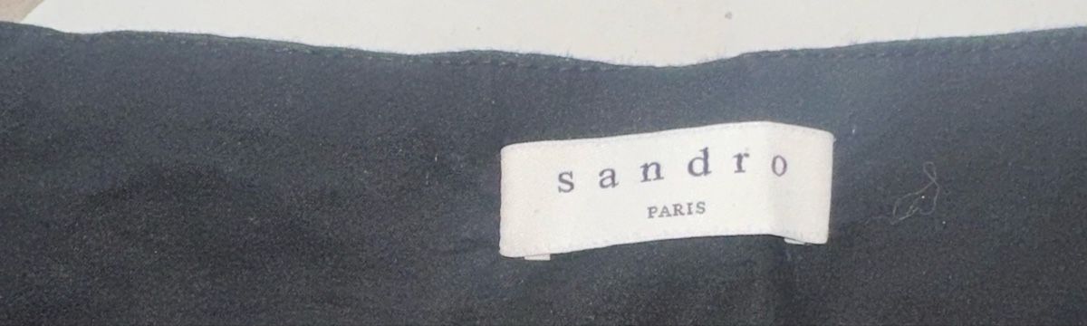 Sandro Pantaloni: SANDRO HOSE GR. 38 (FR 42) Leinen – Usato da Unteraegeri venduto da MH203 7