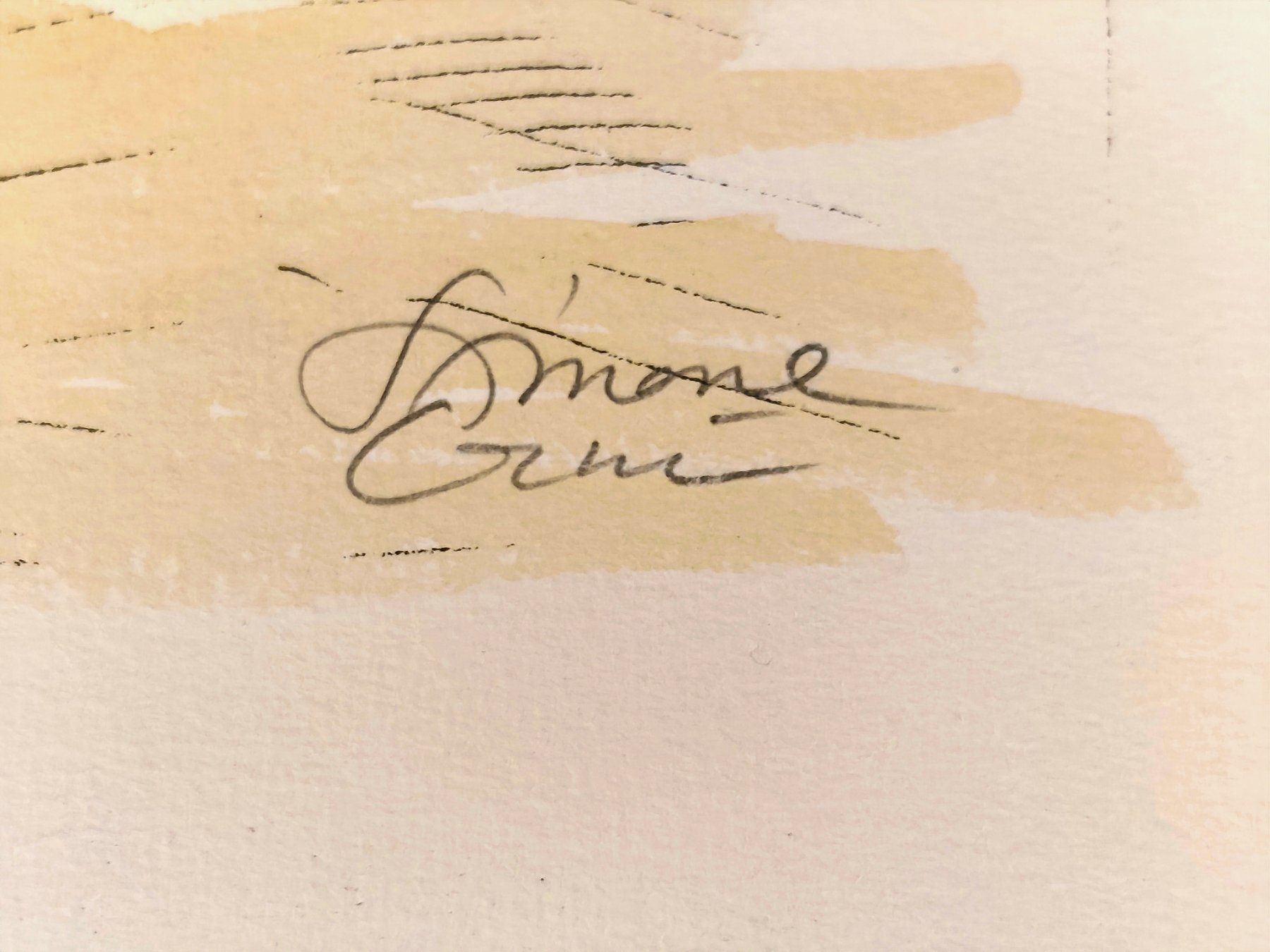 Foto & Immagini: Simone Erni Original Aquarell – Usato da Zürich venduto da Top-Deal-Schweiz 1