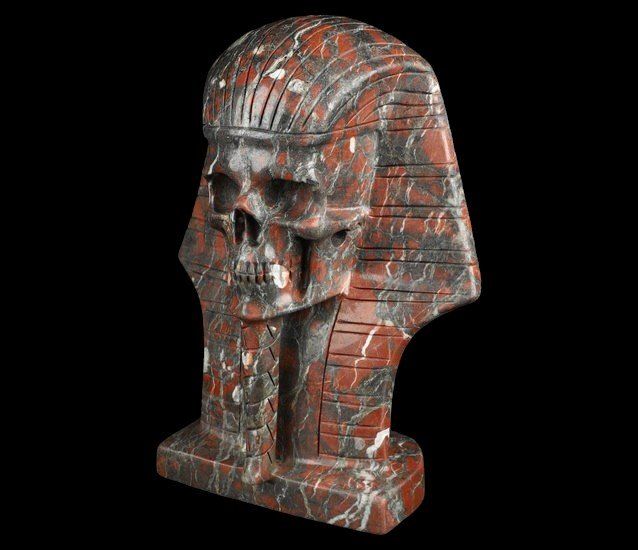 Minerali & Pietre curative: Pharao Skull Jaspis – Nuovo (secondo la descrizione) da Walenstadt venduto da vkt_qc8d 1