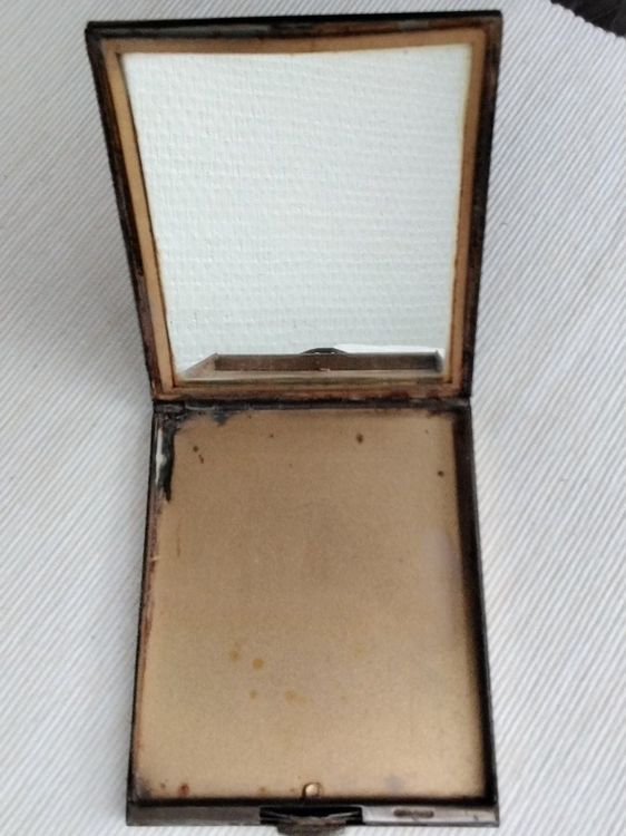 Lurrose Leere Puderdose Mit Spiegel – 2er Set, Silber, Praktisch Für Unterwegs